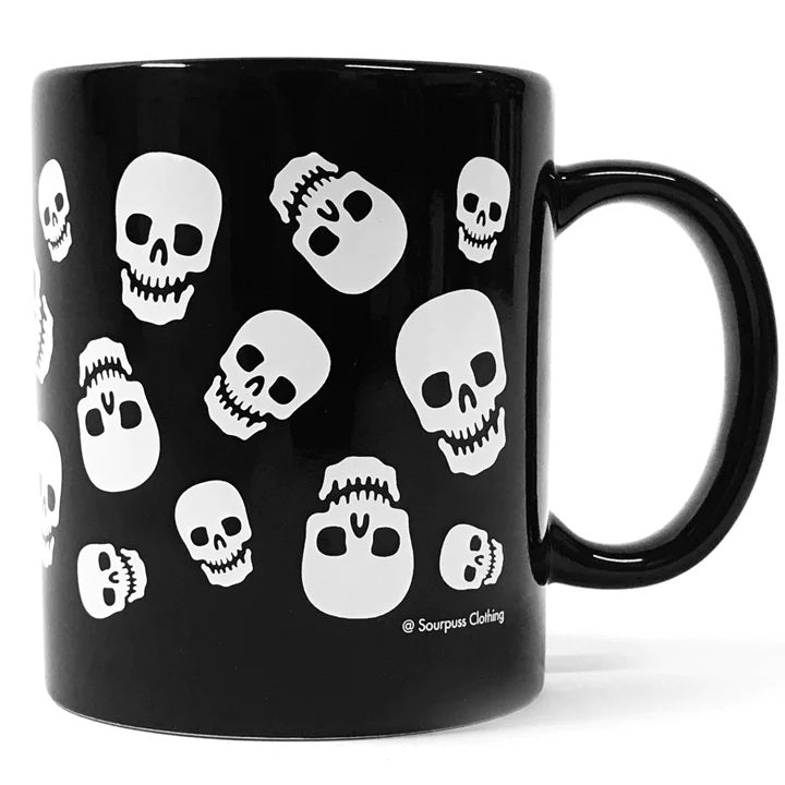Lust For Skulls Black Mug-Cups & Mugs-Scarlett Dawn