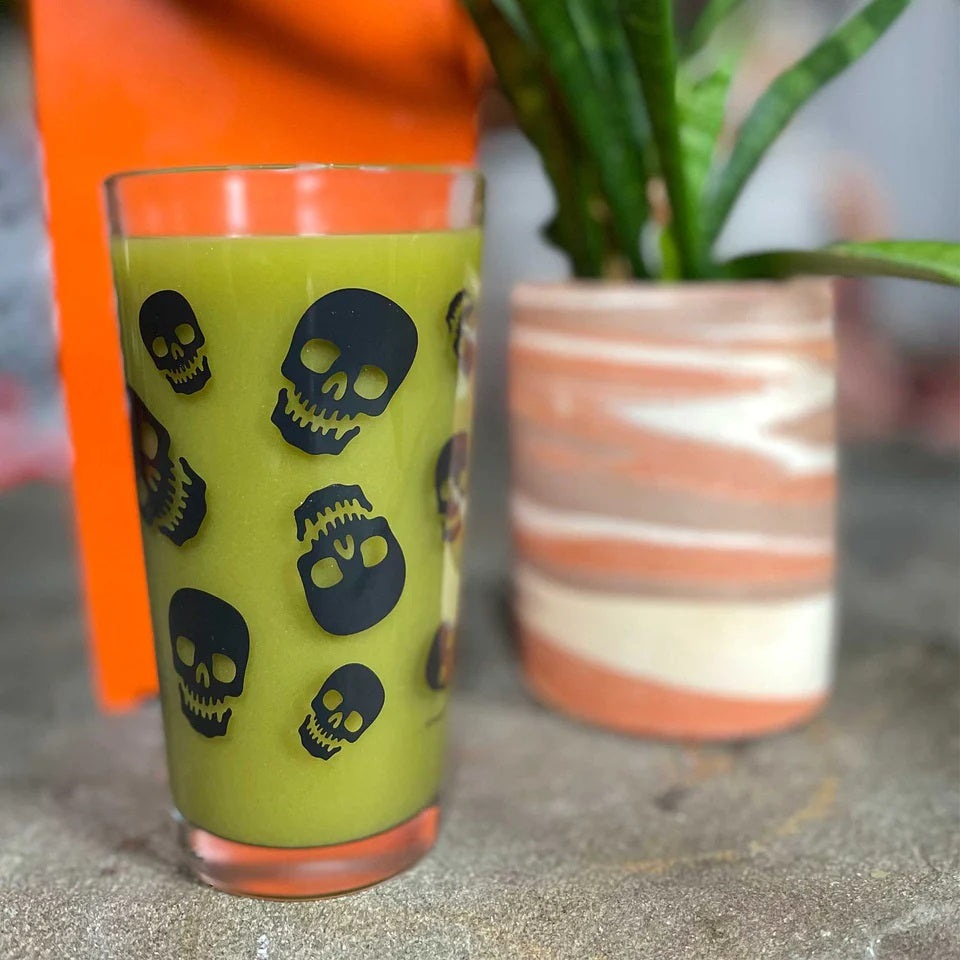 Lust For Skulls Pint Glass-Cups & Mugs-Scarlett Dawn