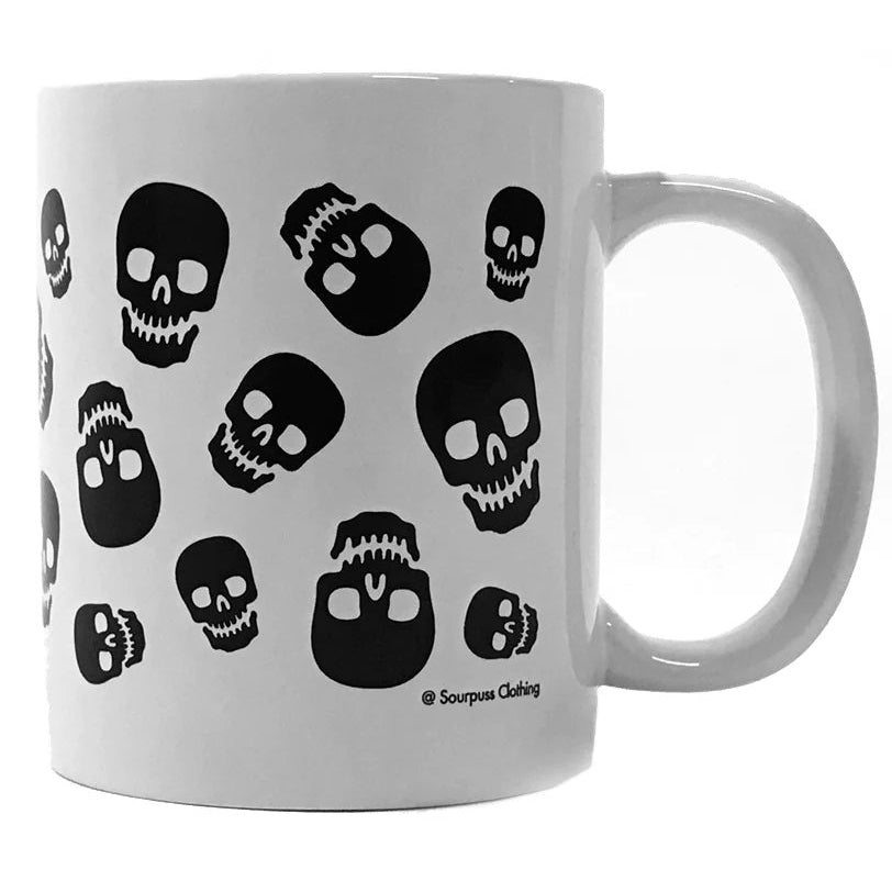 Lust For Skulls White Mug-Cups & Mugs-Scarlett Dawn