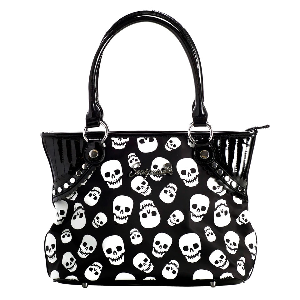 Lust For Skulls Womens Shoulder Bag-Womens Handbags, Purses & Wallets-Scarlett Dawn