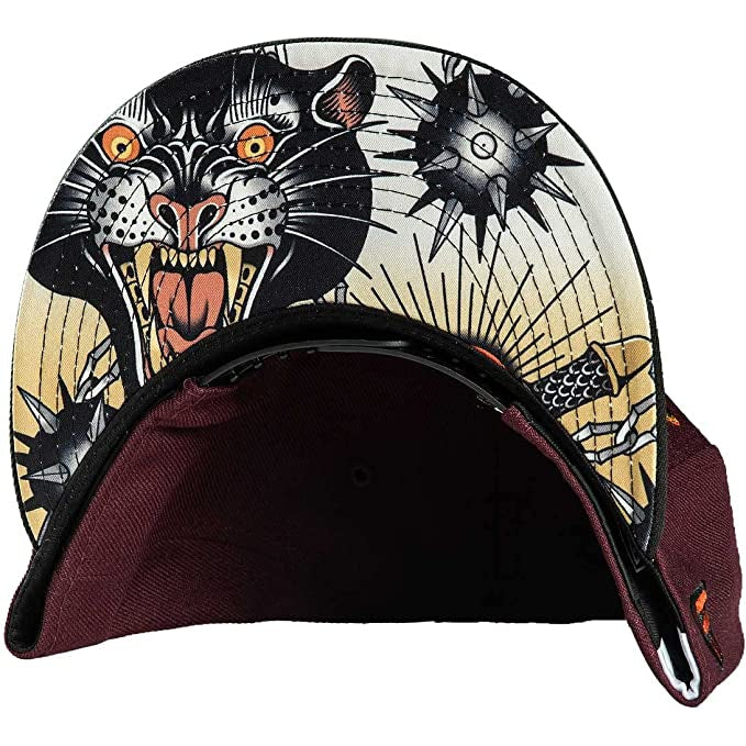 Mace Cat Snapback Cap-Mens Beanies, Hats &amp; Snapback Caps-Scarlett Dawn