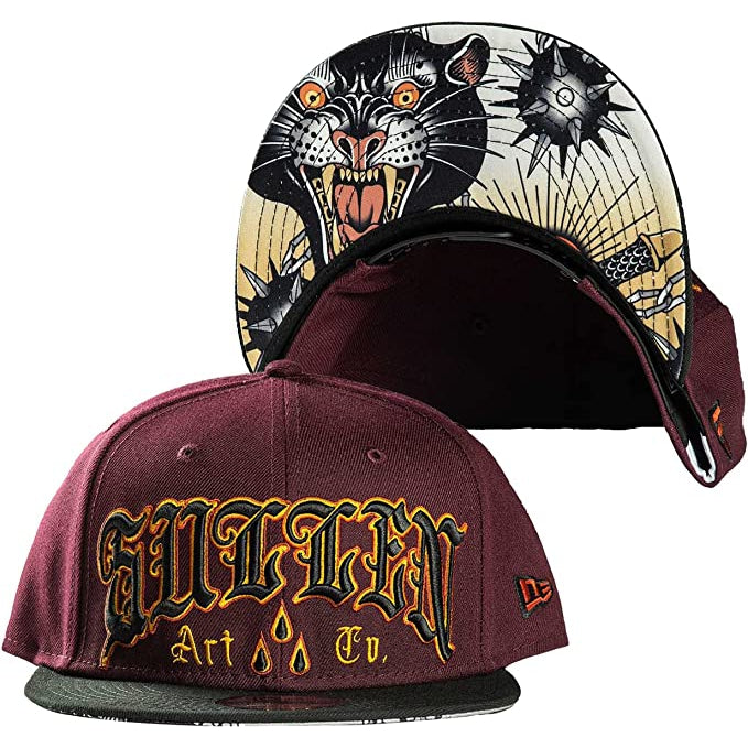 Mace Cat Snapback Cap-Mens Beanies, Hats & Snapback Caps-Scarlett Dawn