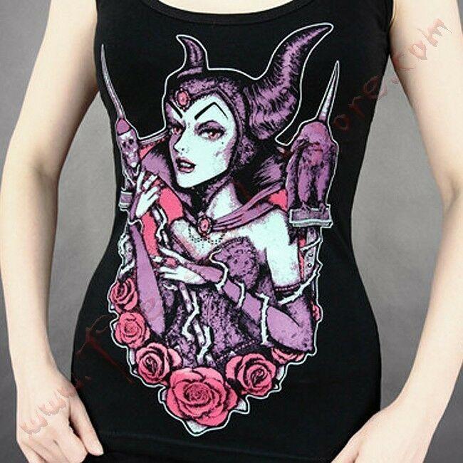 Maleficent Womens Tank Top-Womens Tops-Scarlett Dawn