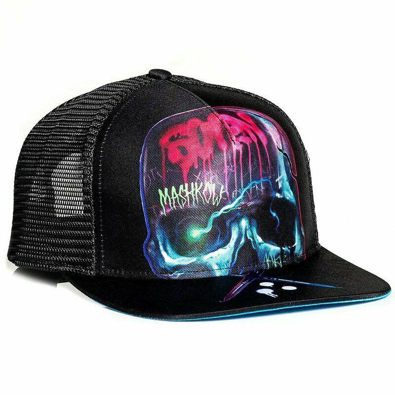 Mashkow Trucker Snapback Cap-Mens Beanies, Hats & Snapback Caps-Scarlett Dawn