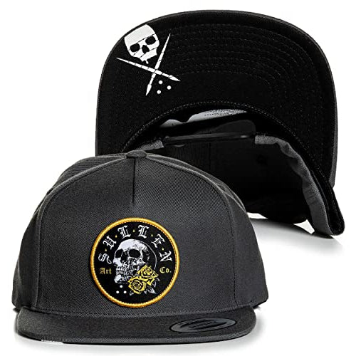 Memento Snapback Cap-Mens Beanies, Hats & Snapback Caps-Scarlett Dawn