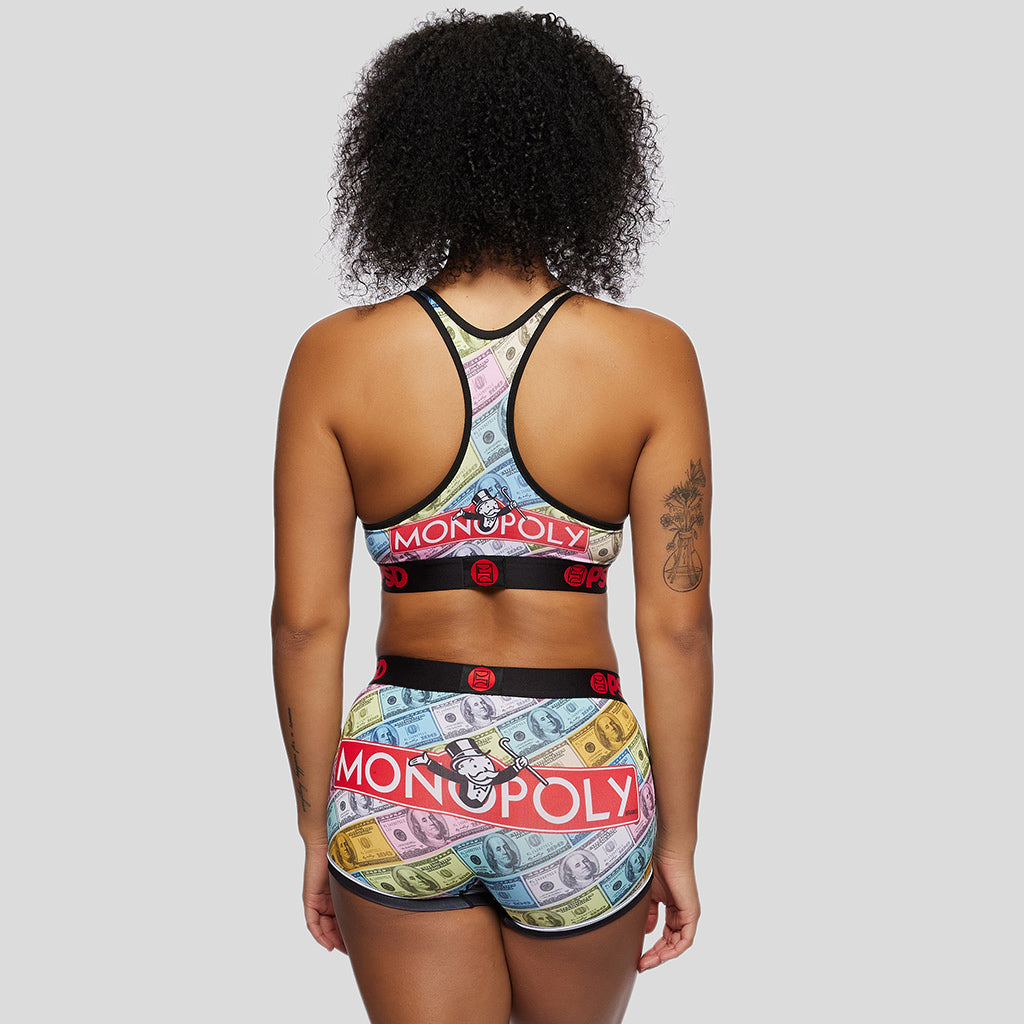 Money Game Boy Shorts-Womens Underwear-Scarlett Dawn