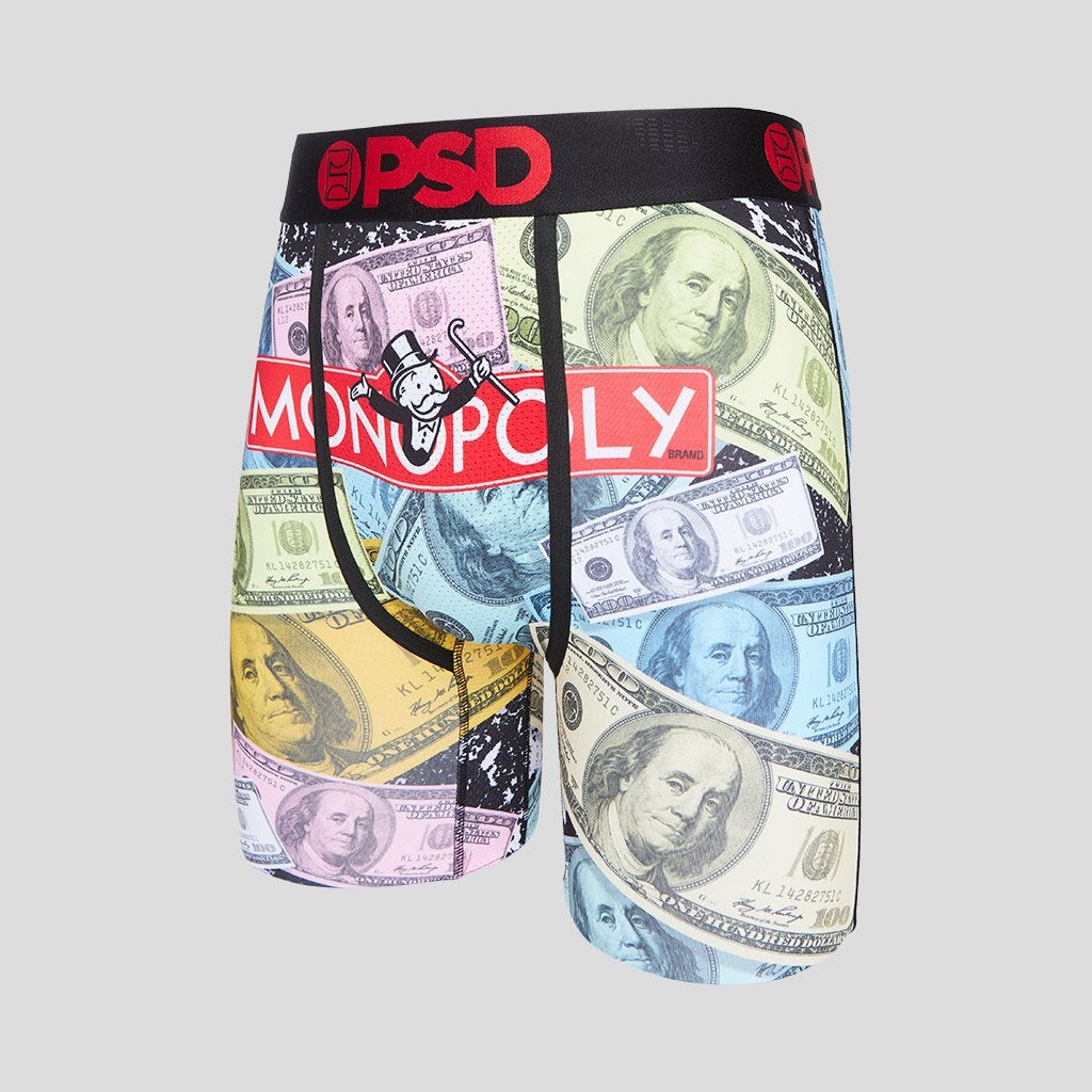 Monopoly Money Game Boxer Briefs-Mens Underwear-Scarlett Dawn