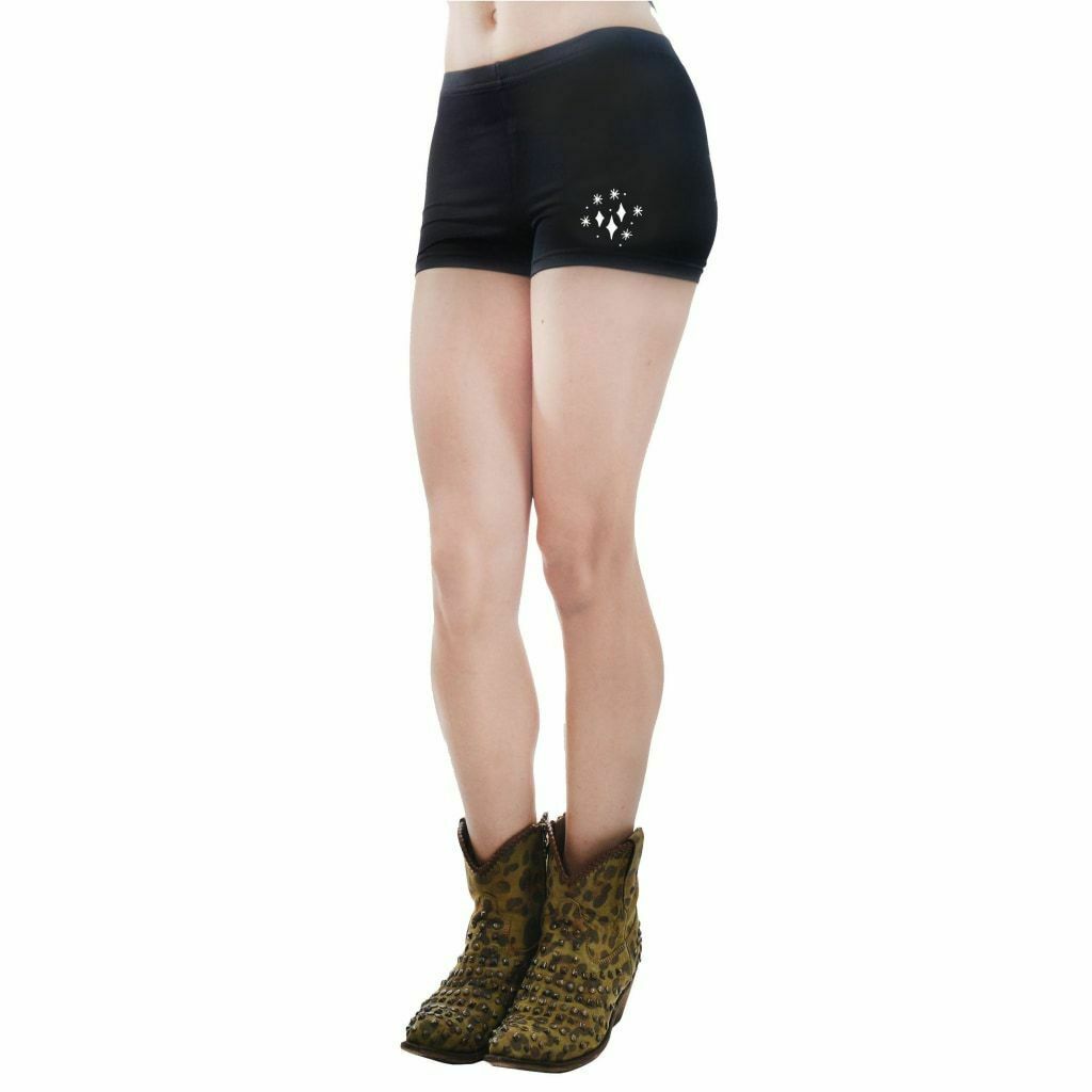 Moon Skull Hades Hot Shorts-Womens Shorts & Skirts-Scarlett Dawn