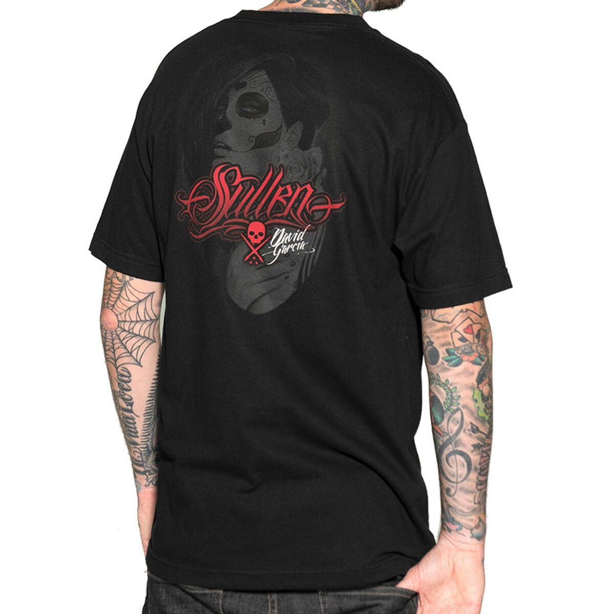 Muerta Rose Standard Fit Mens T-Shirt-Mens T-Shirts & Tanks-Scarlett Dawn