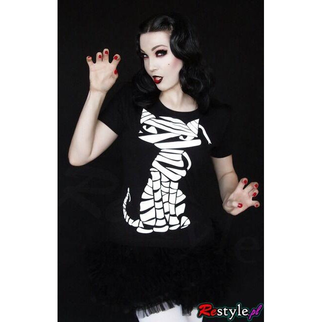 Mummy Cat Womens Top-Womens Tops-Scarlett Dawn