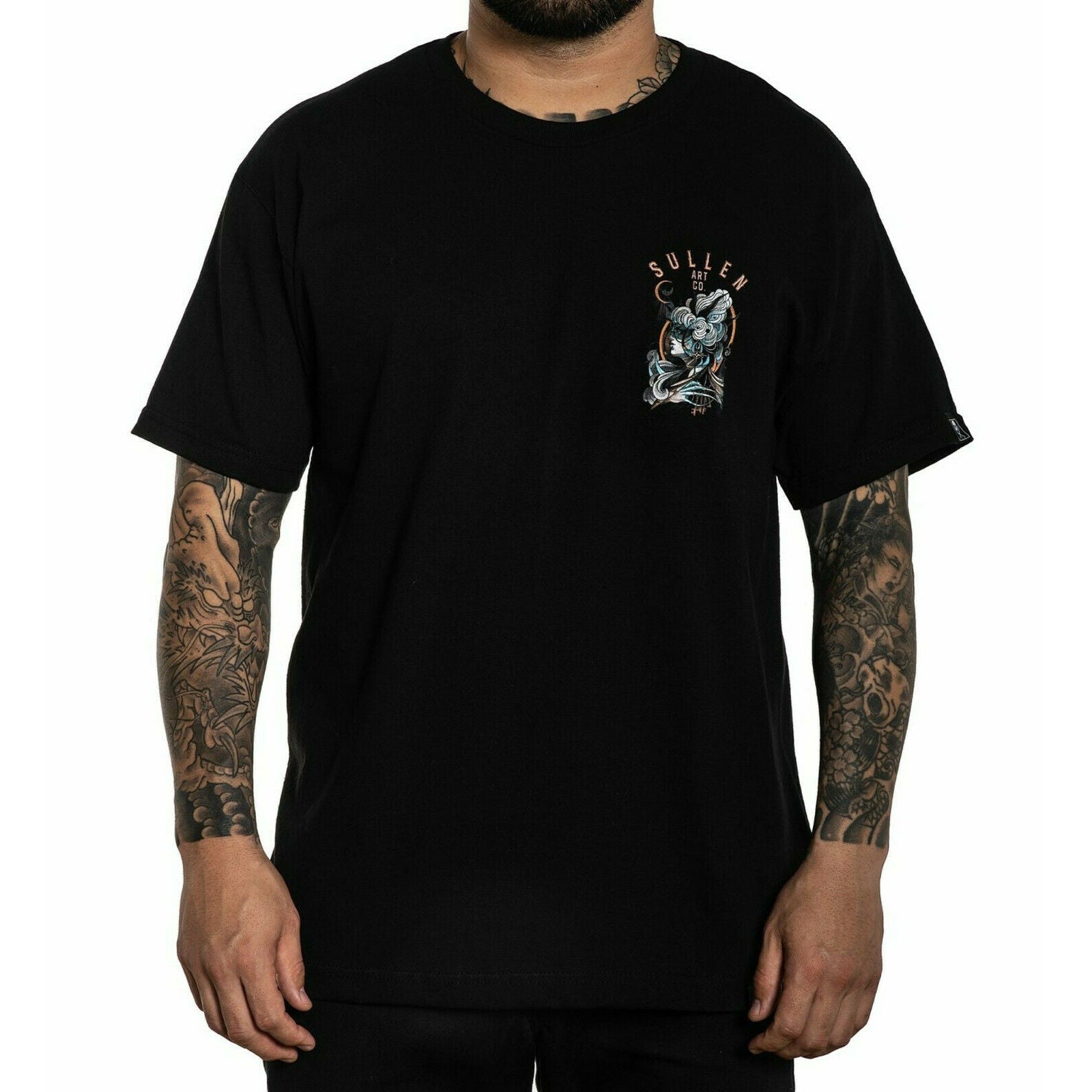 Mystic Black Standard Fit Mens T-Shirt-Mens T-Shirts & Tanks-Scarlett Dawn