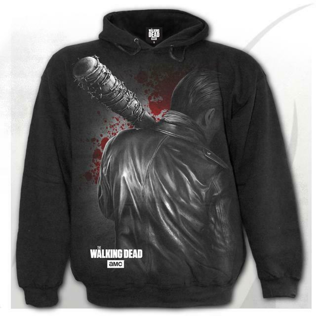 Negan Getting Started Mens Hoodie-Mens Jumpers, Hoodies & Long Sleeves-Scarlett Dawn