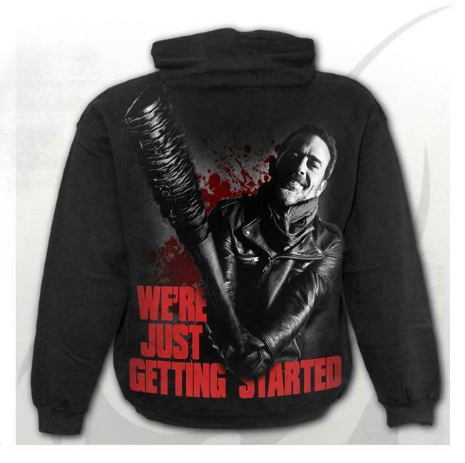 Negan Getting Started Mens Hoodie-Mens Jumpers, Hoodies & Long Sleeves-Scarlett Dawn