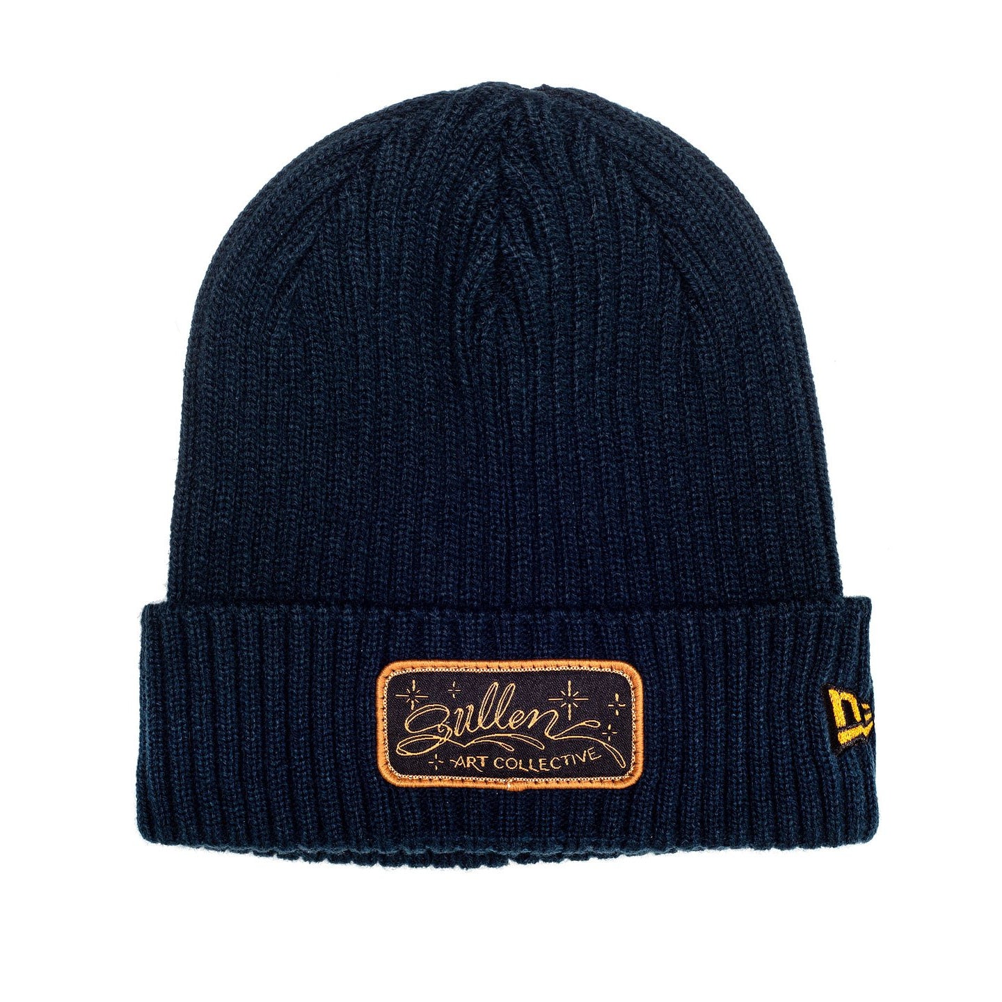 New Era Jefe Navy Beanie-Mens Beanies, Hats & Snapback Caps-Scarlett Dawn