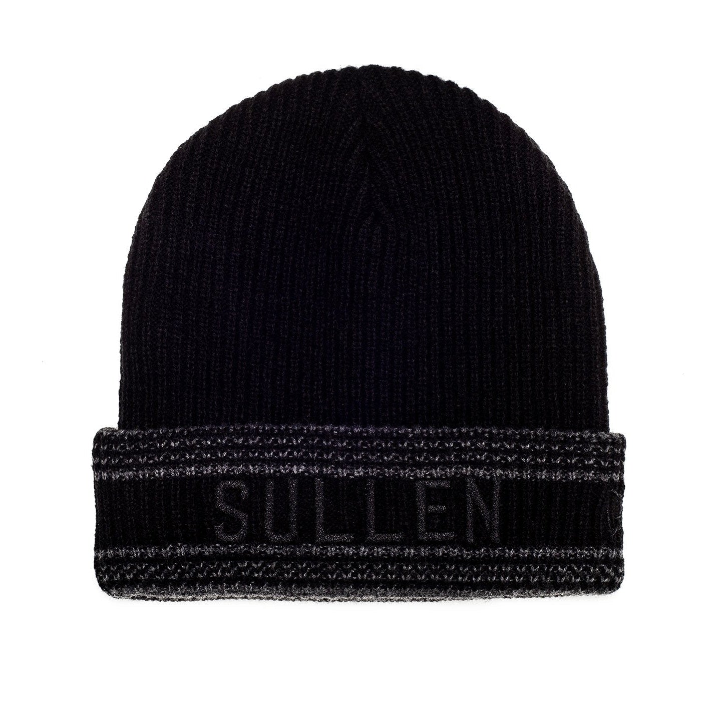 New Era Prowl Black/Grey Beanie-Mens Beanies, Hats & Snapback Caps-Scarlett Dawn