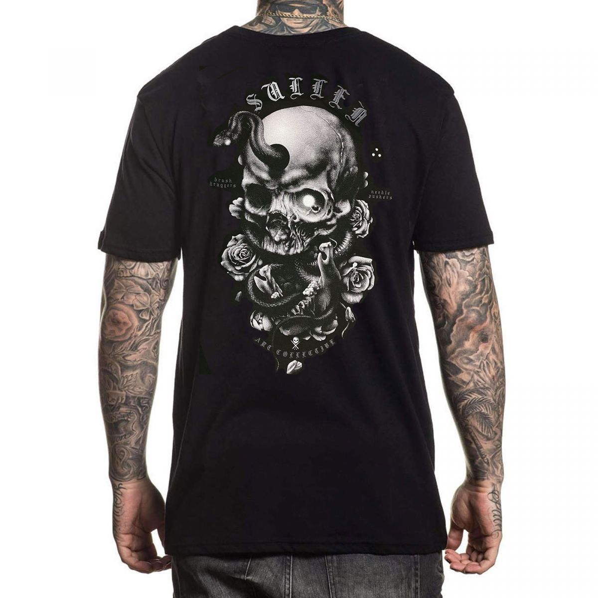 Niclas Serpent Standard Fit Mens T-Shirt-Mens T-Shirts &amp; Tanks-Scarlett Dawn