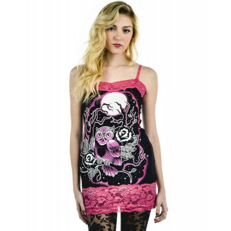 Night Owl Camille Tunic Womens Tank Top-Womens Tops-Scarlett Dawn