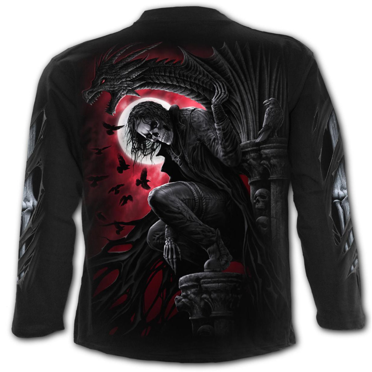 Night Stalker Long Sleeve Shirt-Mens Jumpers, Hoodies & Long Sleeves-Scarlett Dawn