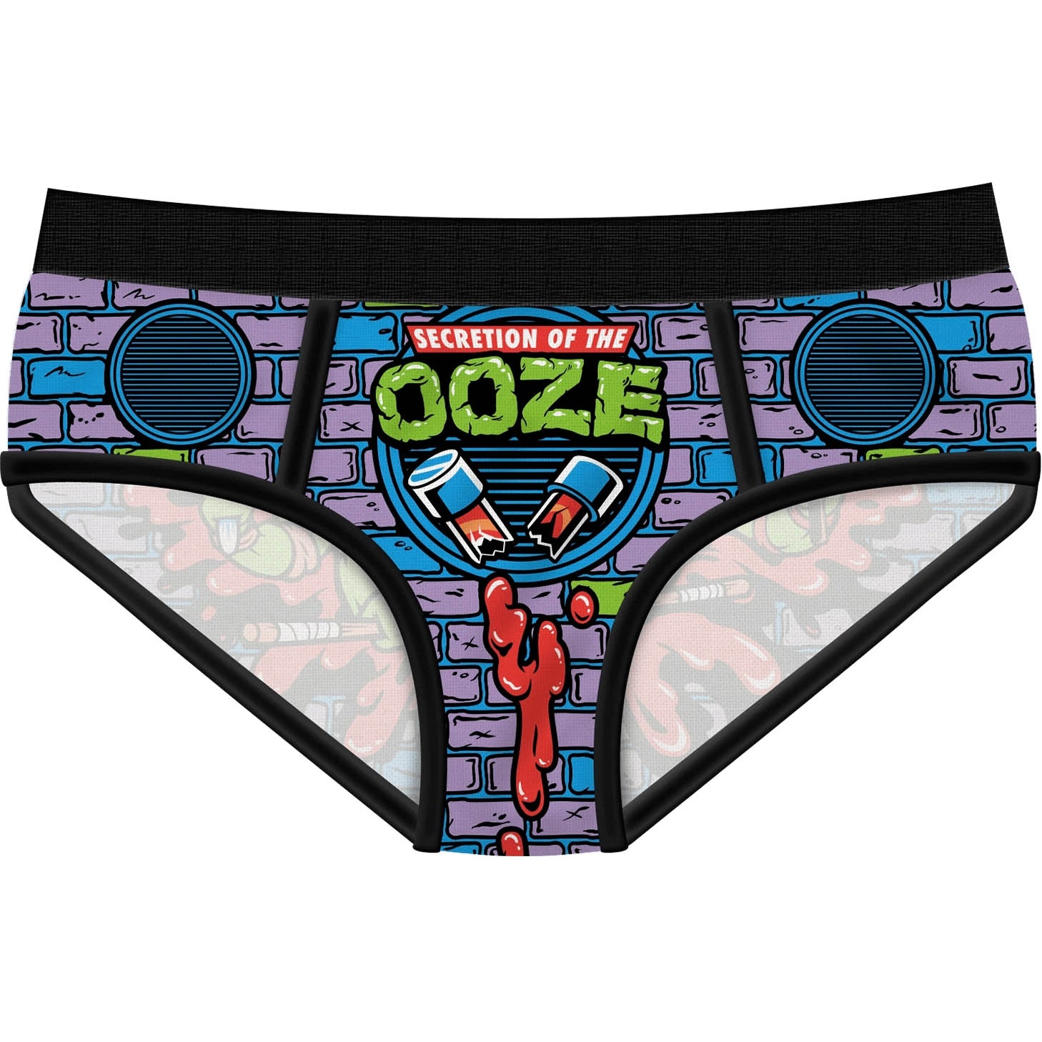 Ninja Turtles Secretion Of The Ooze Period Panties-Womens Underwear-Scarlett Dawn