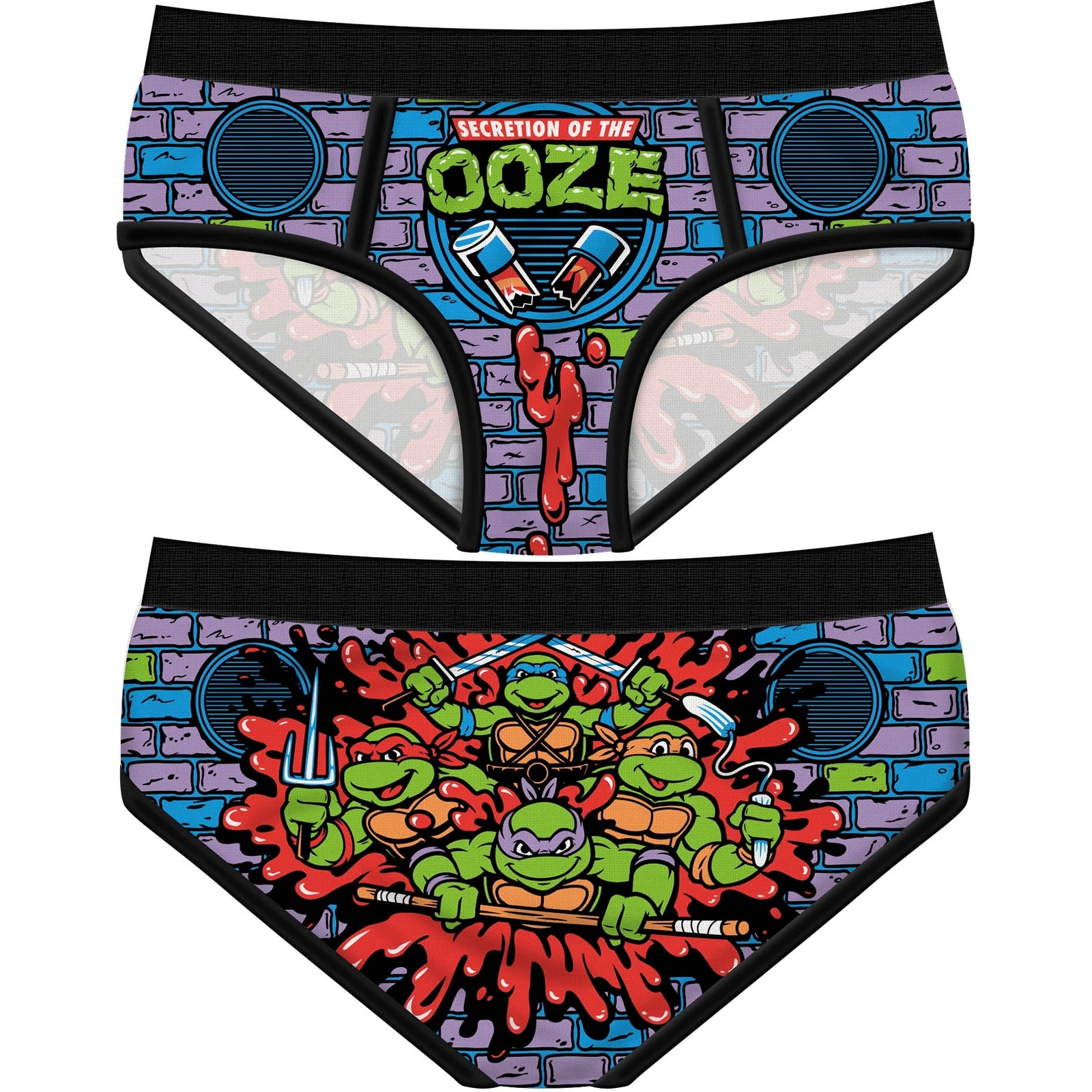 Ninja Turtles Secretion Of The Ooze Period Panties-Womens Underwear-Scarlett Dawn