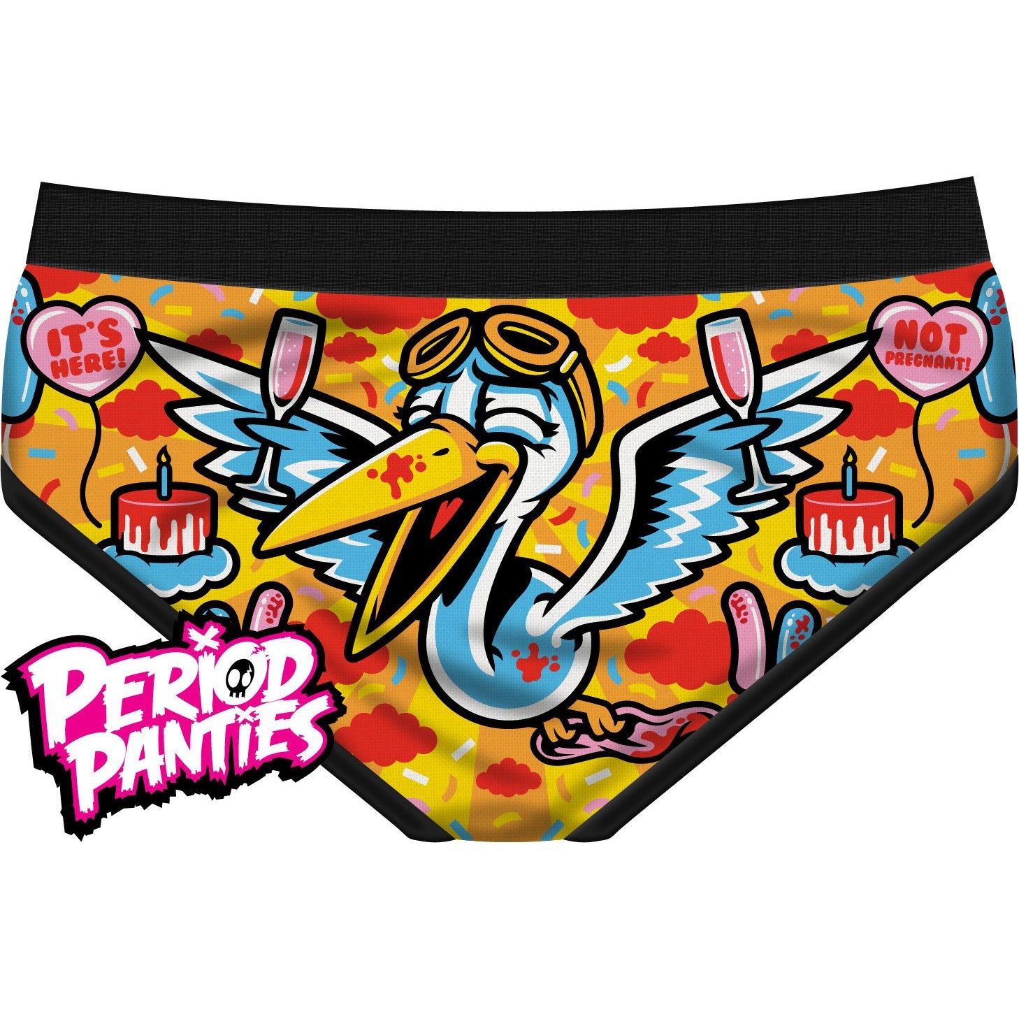 No Baby Shower Period Panties-Womens Underwear-Scarlett Dawn