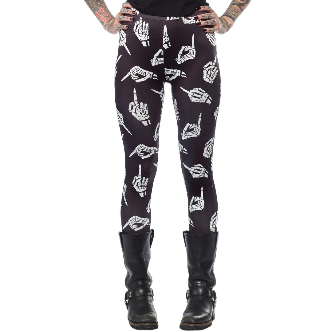 No Bones About It Womens Leggings-Womens Leggings & Pants-Scarlett Dawn