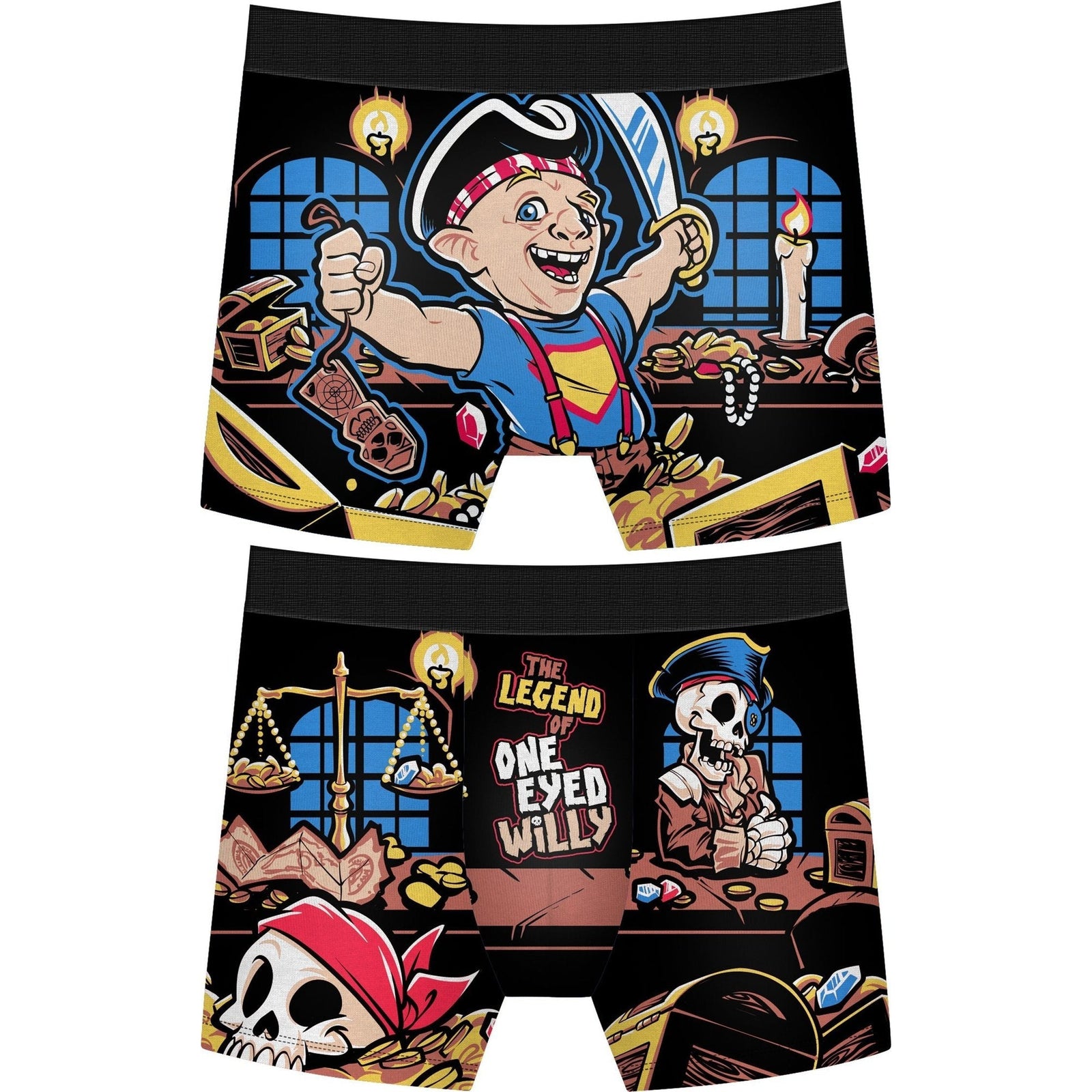 One Eyed Willy Mens Boxer Briefs-Mens Underwear-Scarlett Dawn