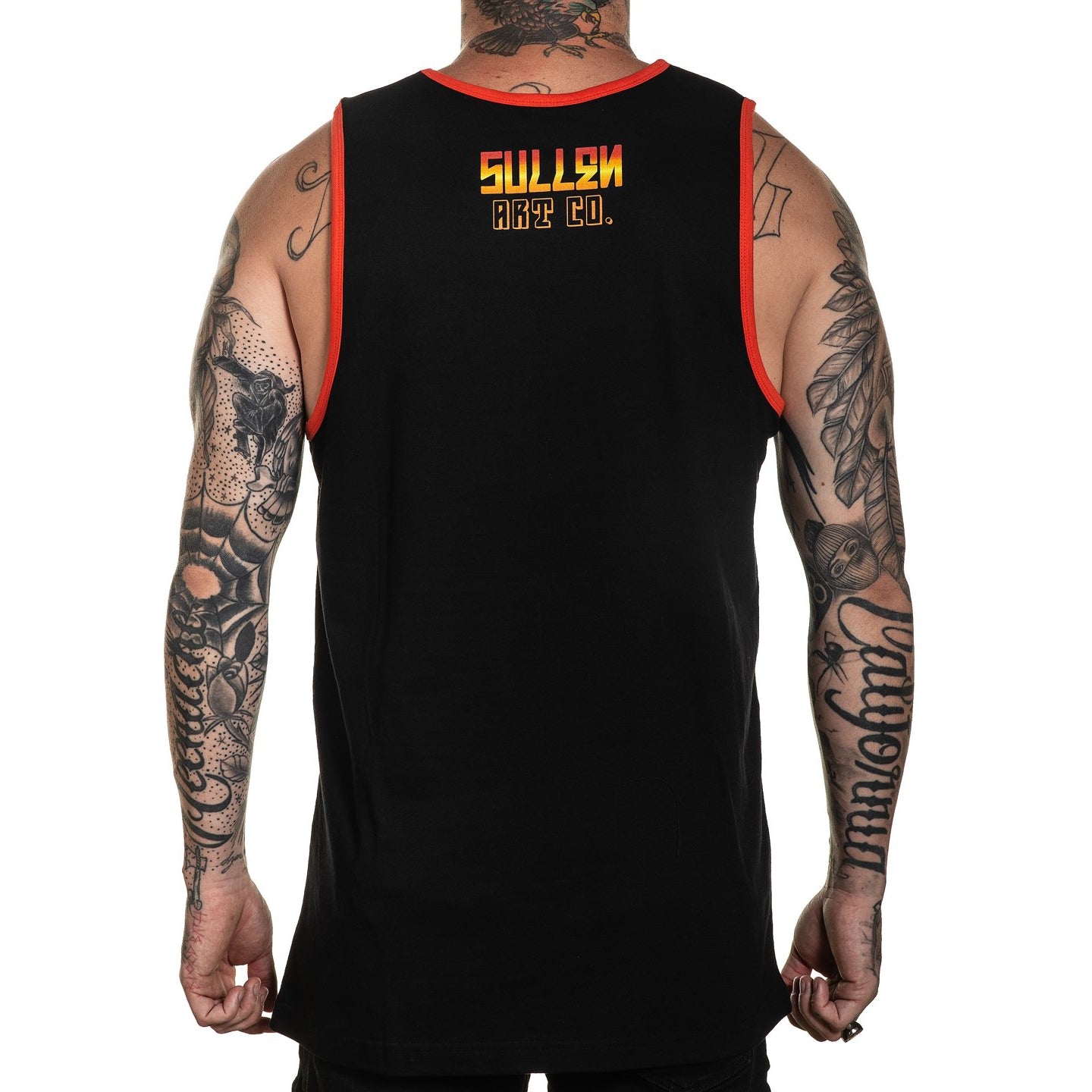 Orange Crush Premium Fit Mens Tank-Mens T-Shirts & Tanks-Scarlett Dawn