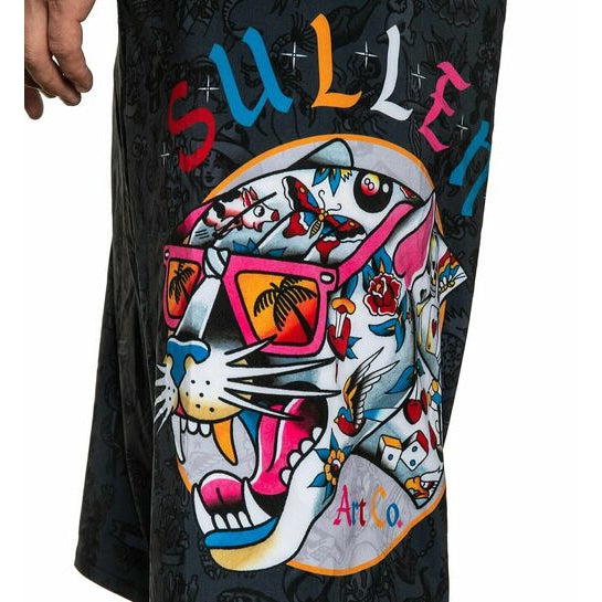 Party Panther Board Shorts-Mens Shorts & Pants-Scarlett Dawn