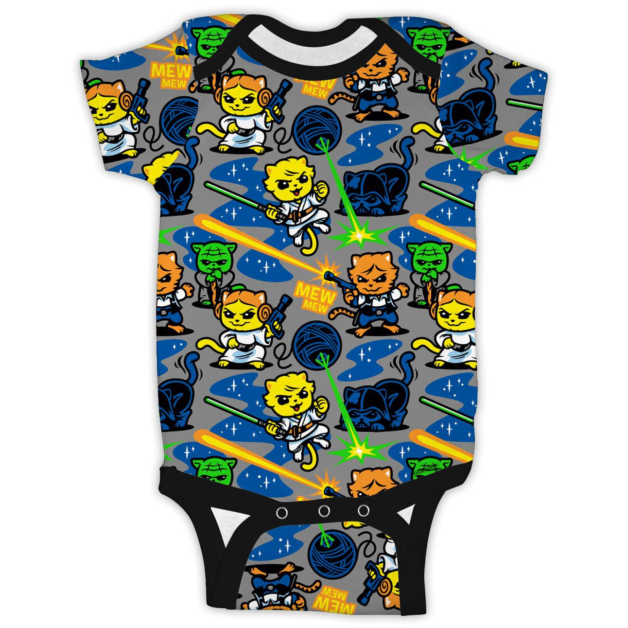 Paw Wars Baby Romper-Baby, Toddler And Kids-Scarlett Dawn