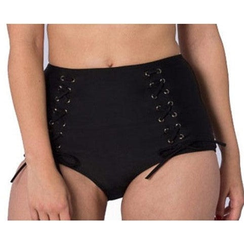 Pentagram Womens Bikini Bottoms-Womens Swimwear-Scarlett Dawn