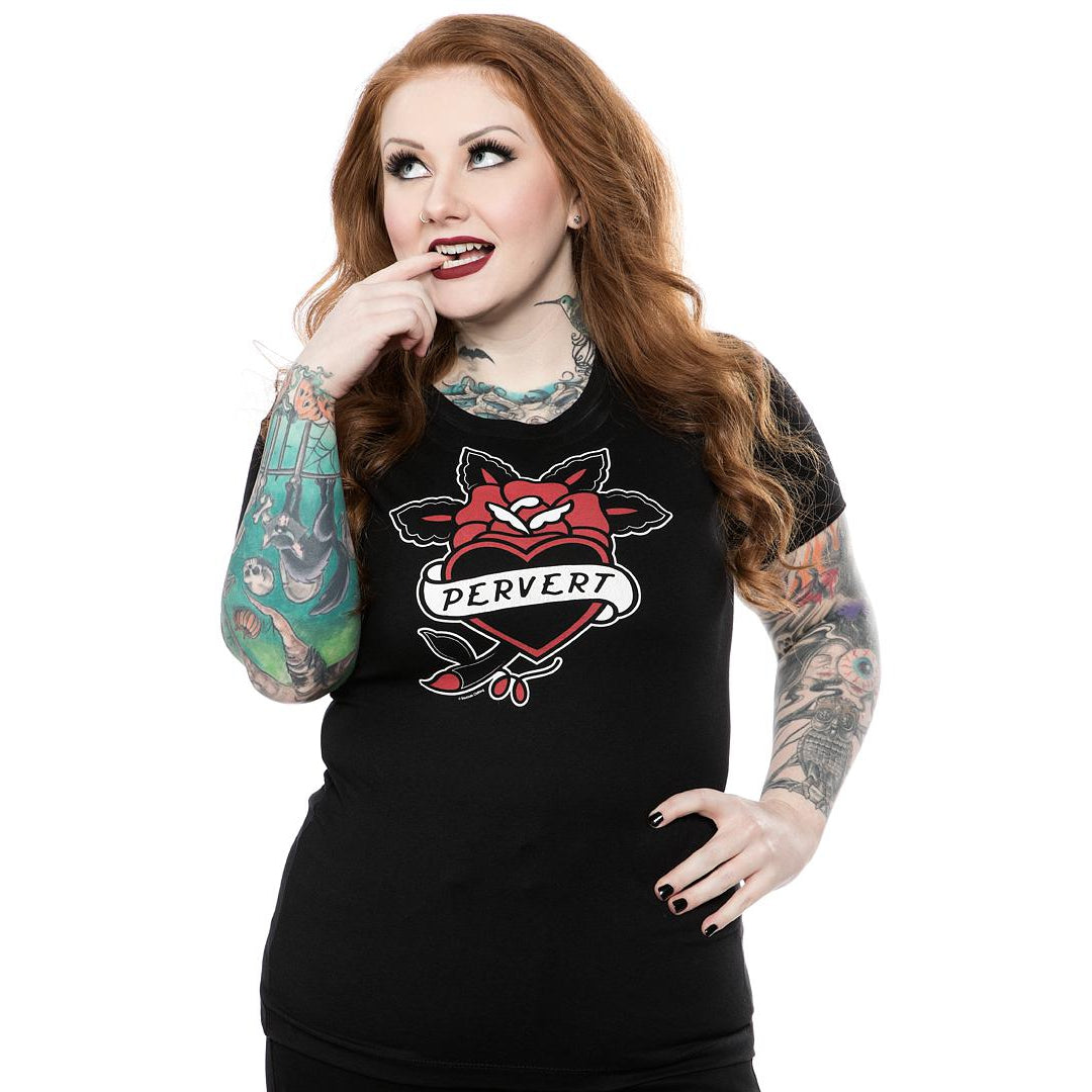 Pervert Top-Womens Tops-Scarlett Dawn