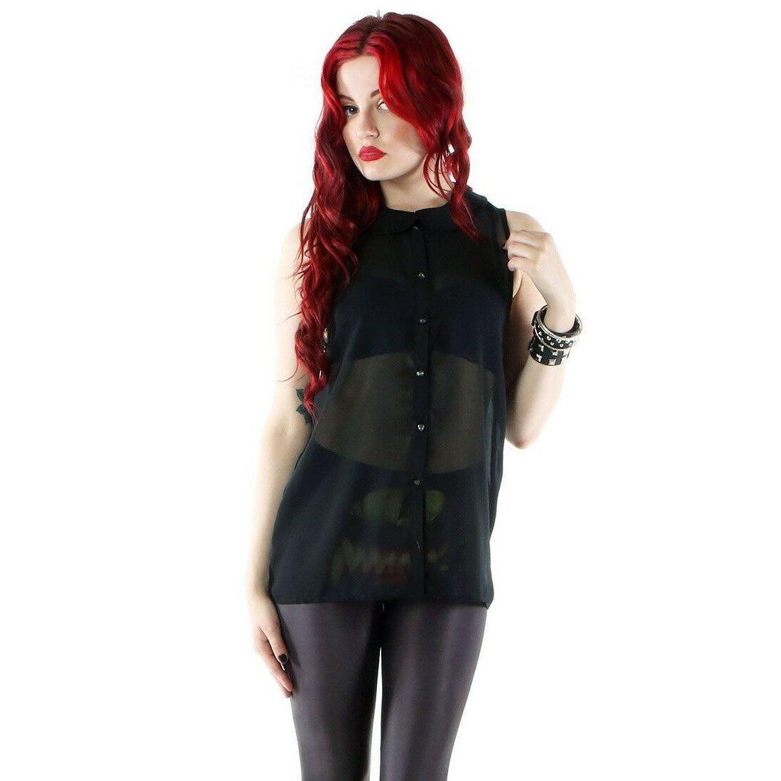 Peter Pan Spineless Collar Womens Blouse-Womens Tops-Scarlett Dawn