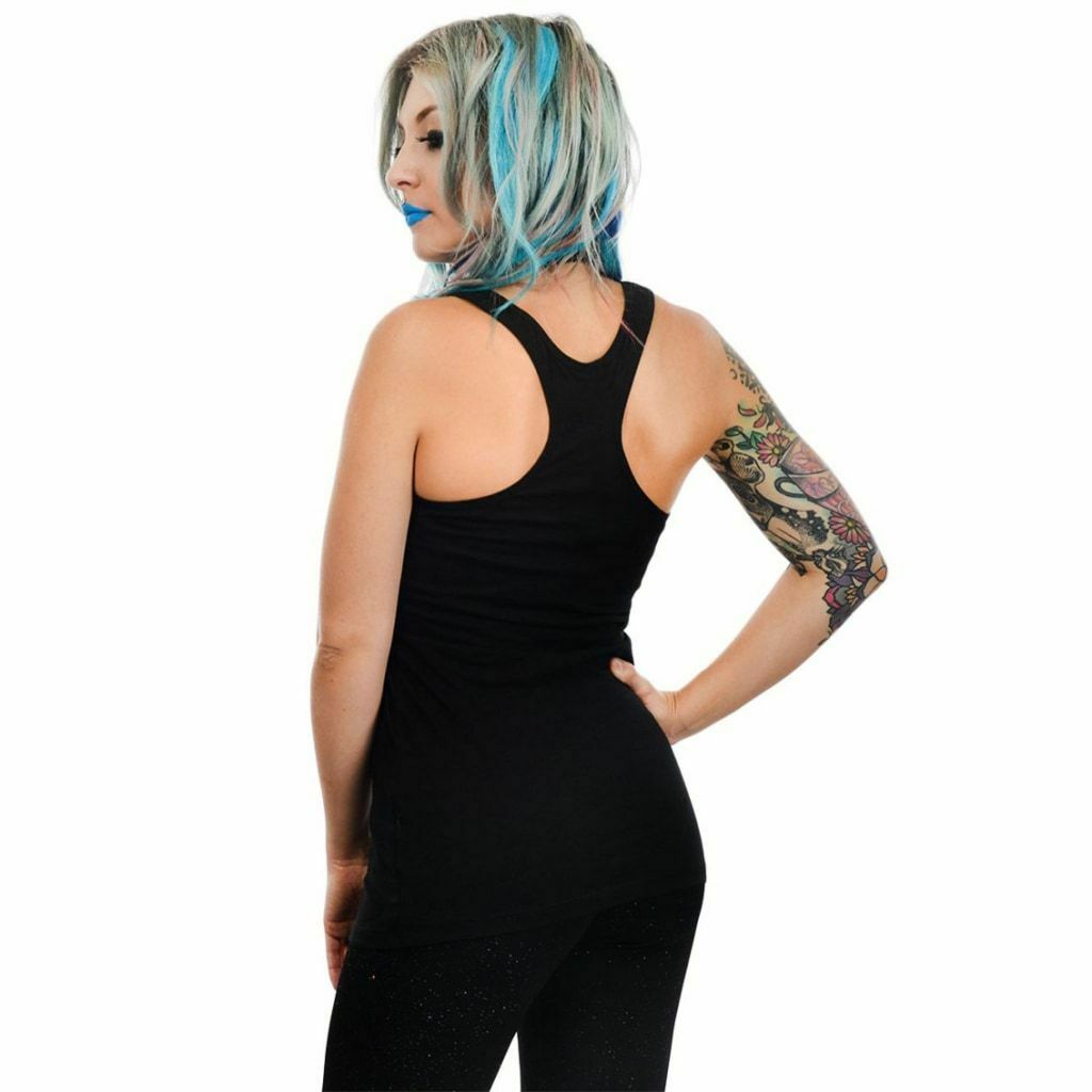 Phases Of The Moon & Stars Racer Back Tank Top-Womens Tops-Scarlett Dawn