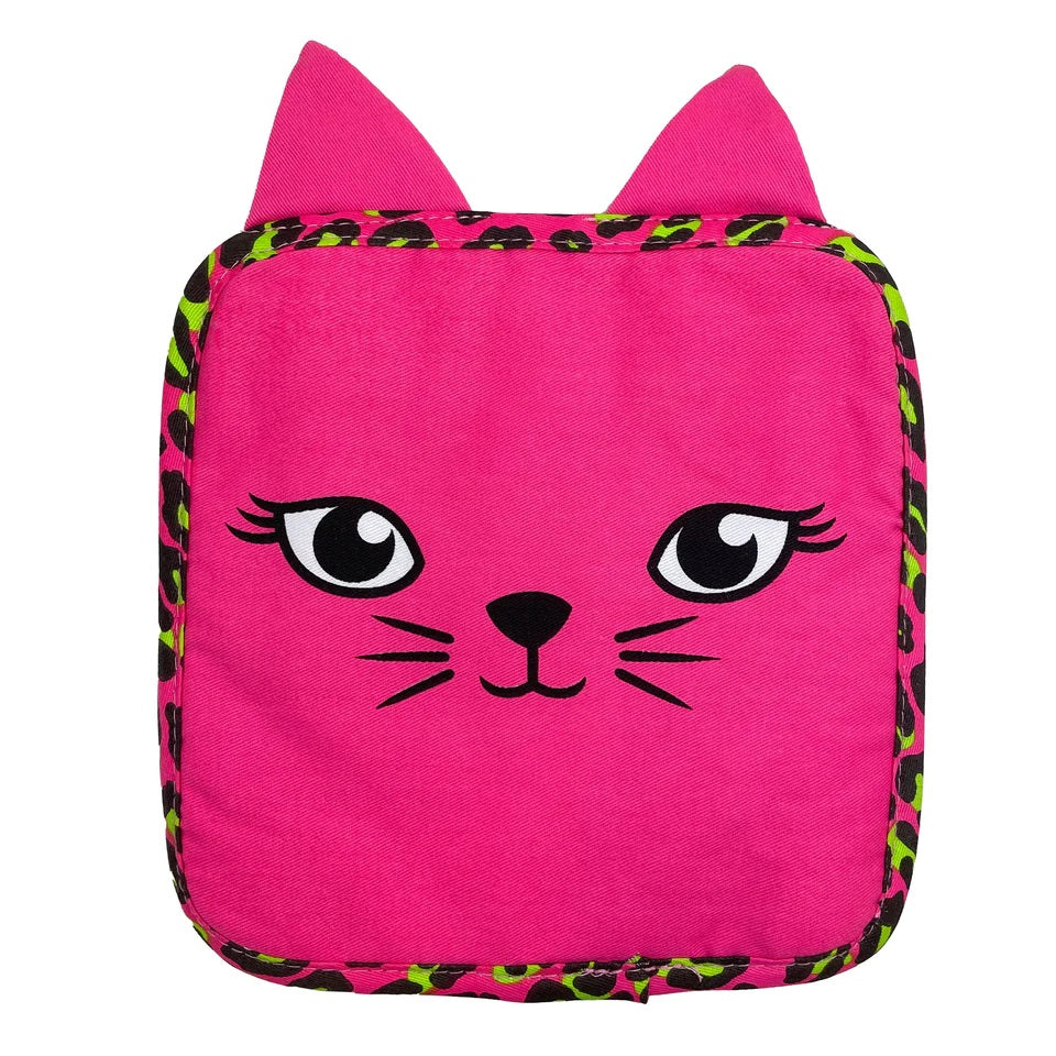 Pink Leopard Kitchen Set-Oven Mitts-Scarlett Dawn