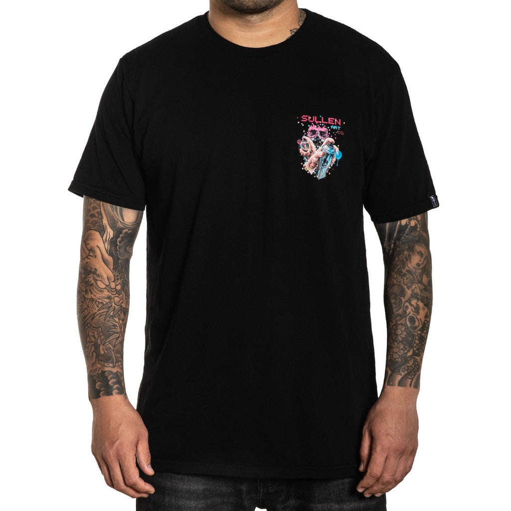 Pixel Standard Fit Mens T-Shirt-Mens T-Shirts & Tanks-Scarlett Dawn