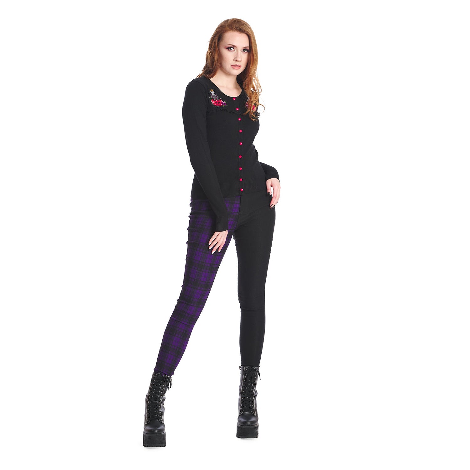 Poison Rip Cardigan-Womens Cardigans-Scarlett Dawn