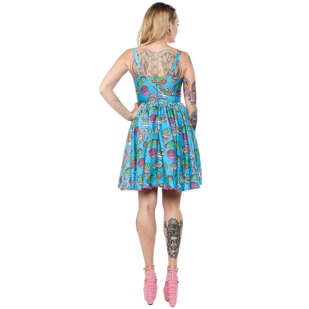 Prickly Delights Sweets Womens Dress-Womens Dresses-Scarlett Dawn