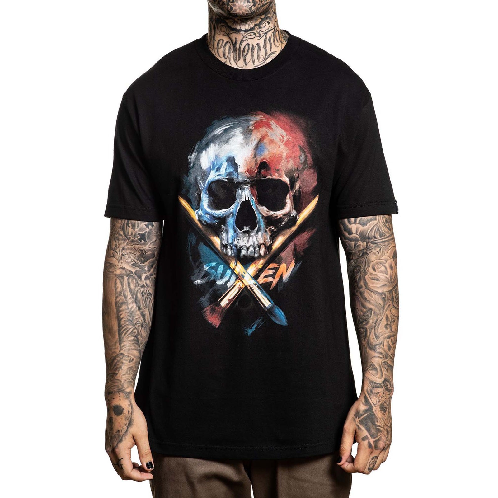 Primary Badge Standard Fit Mens T-Shirt-Mens T-Shirts & Tanks-Scarlett Dawn