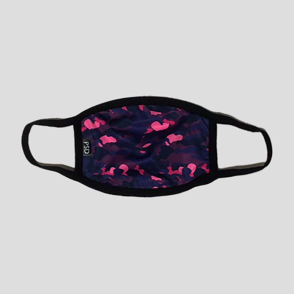 Purple Camo Face Mask-Face Masks & Wraps-Scarlett Dawn