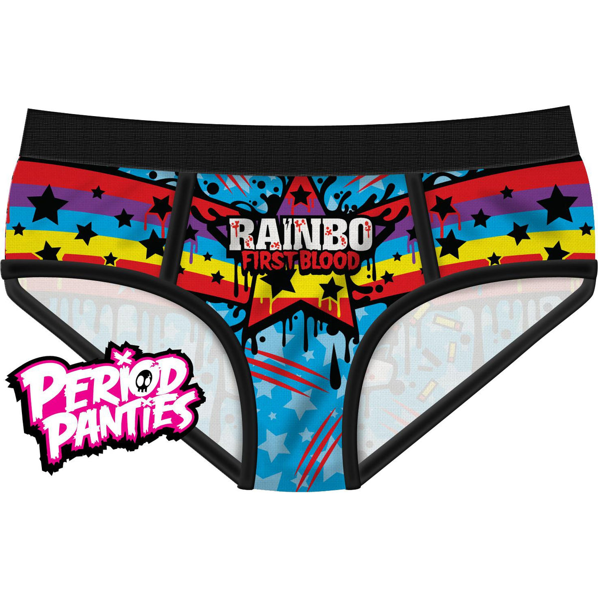 Rainbo First Blood Period Panties-Womens Underwear-Scarlett Dawn