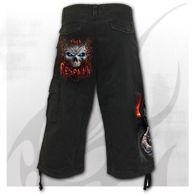 Respawn Mens 3/4 Vintage Cargo Shorts-Mens Shorts & Pants-Scarlett Dawn