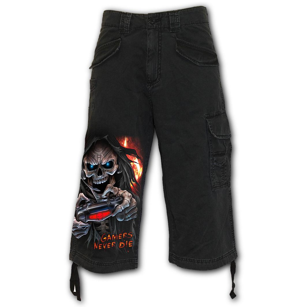 Respawn Mens 3/4 Vintage Cargo Shorts-Mens Shorts & Pants-Scarlett Dawn