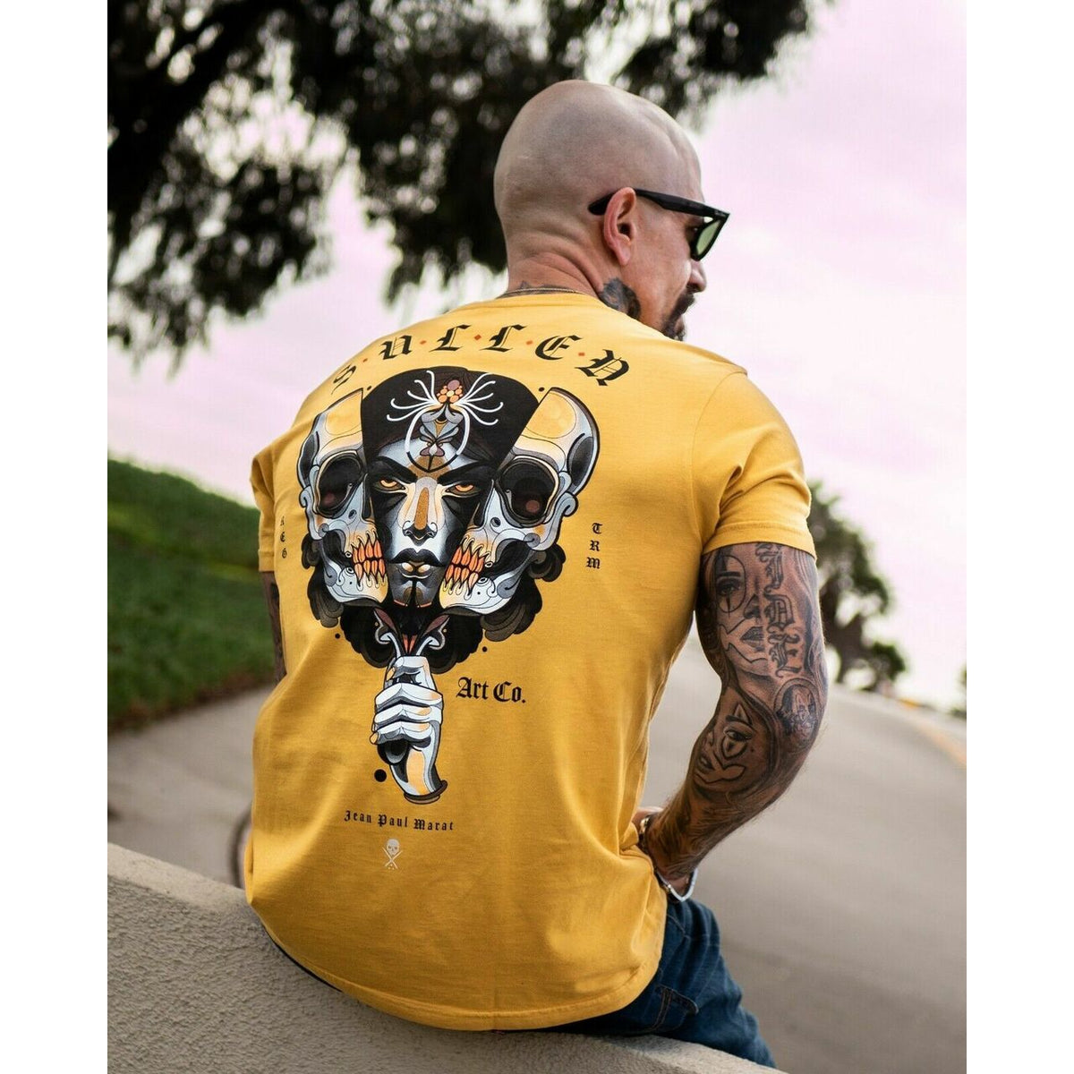 Revealer Mustard Premium Fit Mens T-Shirt-Mens T-Shirts &amp; Tanks-Scarlett Dawn