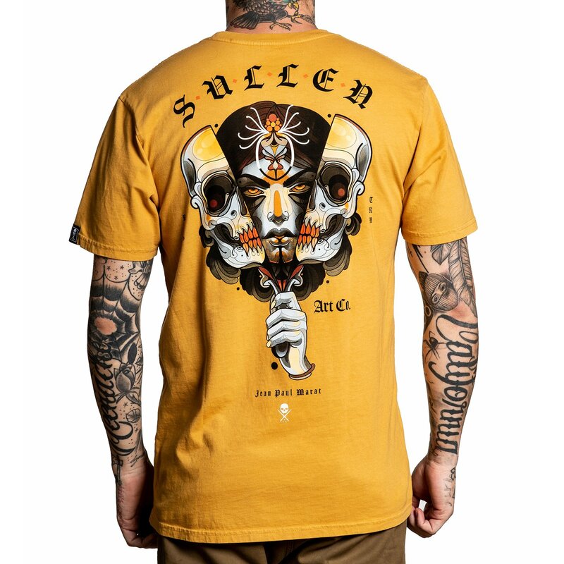 Revealer Mustard Premium Fit Mens T-Shirt-Mens T-Shirts & Tanks-Scarlett Dawn