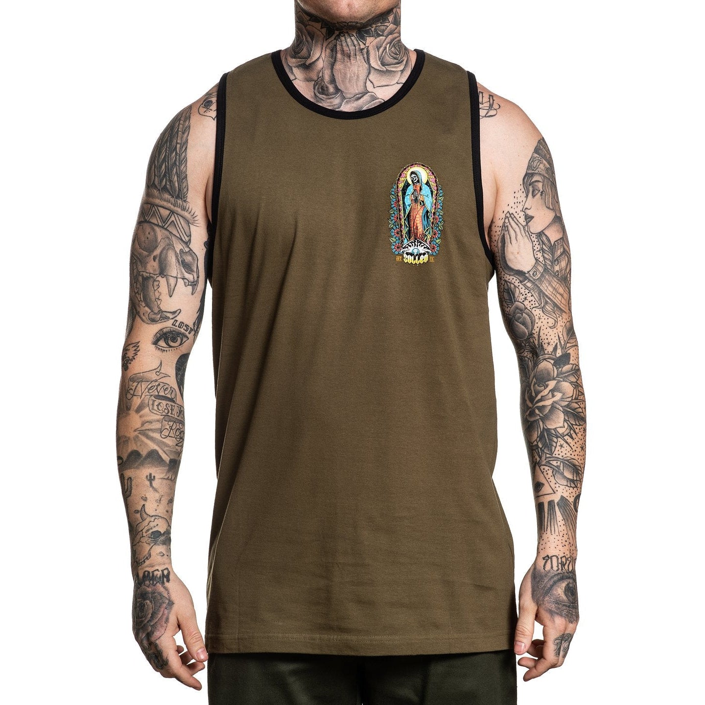 Reza Por El Premium Fit Mens Tank-Mens T-Shirts & Tanks-Scarlett Dawn