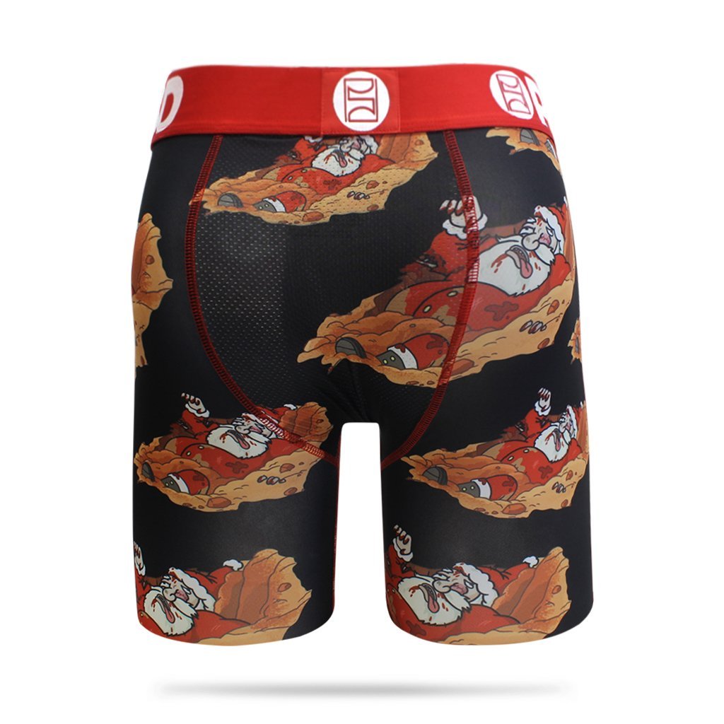 PSD Underwear Rick and Morty Santa Men's Boxer Briefs Large Red