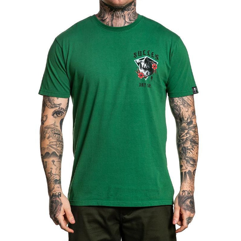 Rigoni Skull Green Premium Fit Mens T-Shirt-Mens T-Shirts & Tanks-Scarlett Dawn