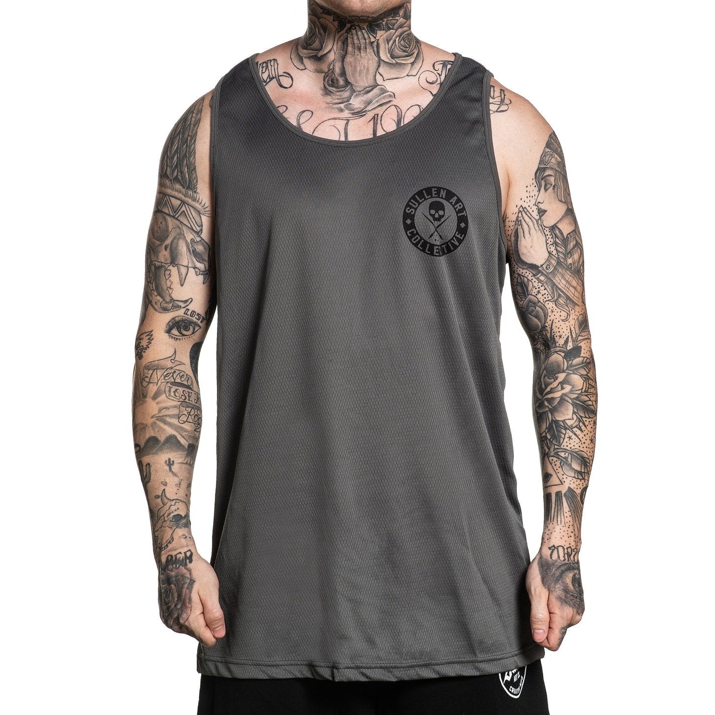River Mesh Premium Fit Mens Tank-Mens T-Shirts & Tanks-Scarlett Dawn