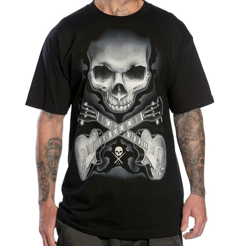 Rock Badge Standard Fit Mens T-Shirt-Mens T-Shirts & Tanks-Scarlett Dawn